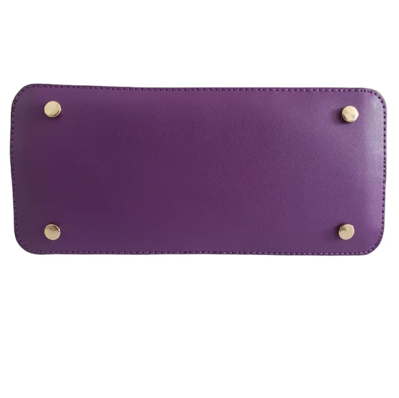 Trina Turk Purple Crossbody Handbag & Card Case - Picture 5 of 7